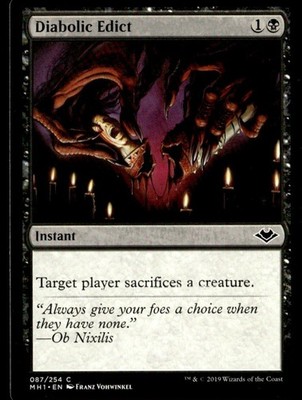 2019 Modern Horizons Diabolic Edict Draft_Innovation/Common #87