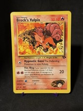 Pokémon TCG Brock's Vulpix Gym Challenge 37 Unlimited Uncommon Card on eBay