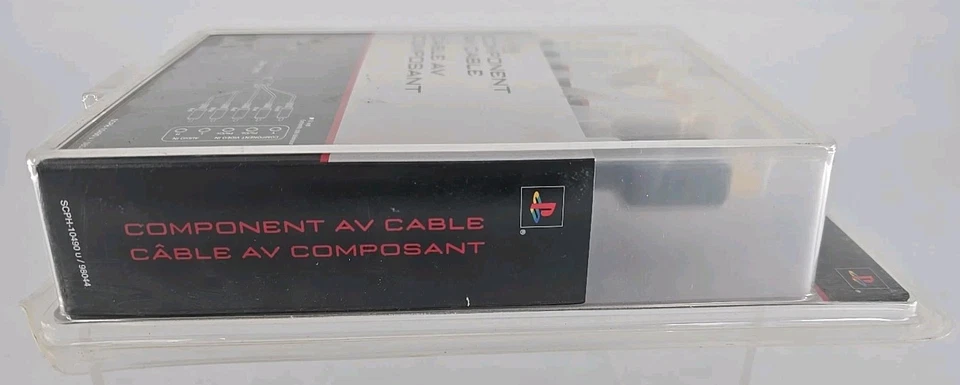 OEM OFFICIAL Sony Playstation Component AV Cable SCPH-10490 u /98044 Black Label - Image 4 of 4