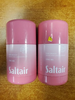 2 Pack: Saltair Skincare Deodorant *Pink Beach* 1.76 oz. ea. (0774) E14B