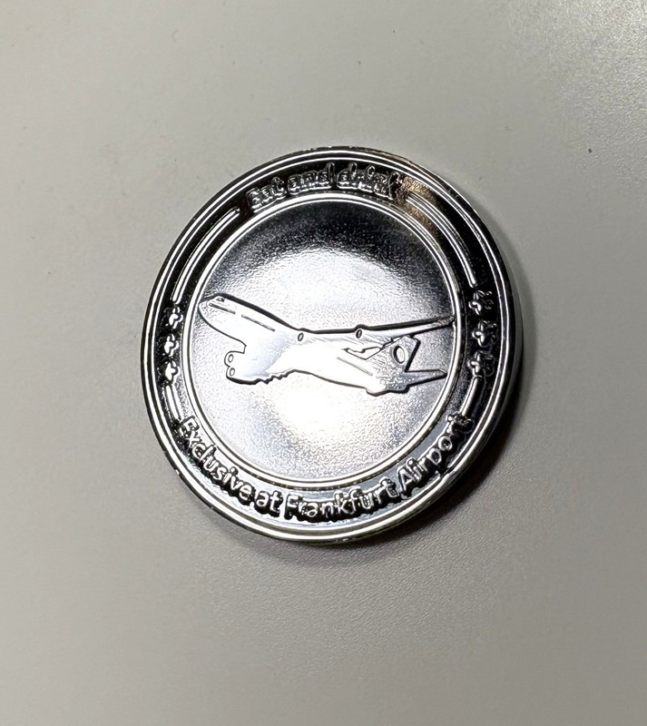 EXCLUSIVE 2011 COIN Frankfurt Airport Eat Drink Bar Restaurant Airplane Logo