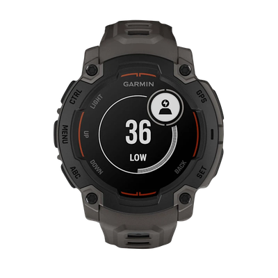 Garmin Instinct E – 45 mm Black with Charcoal Band (010-02933-00