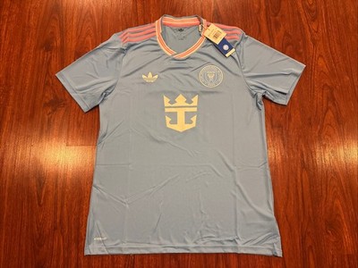 2025 Adidas Men s Inter Miami Lionel Messi Blue Third Soccer Jersey Large L