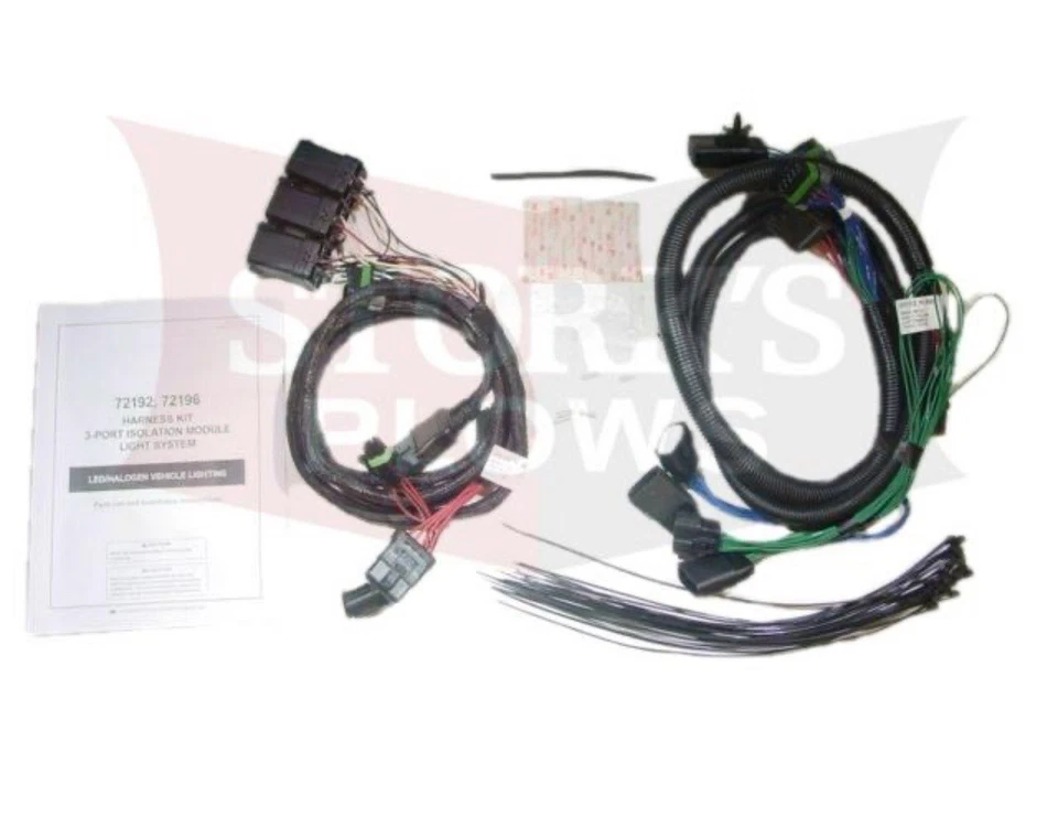 72192 LED 19-24' DODGE RAM 1500 VEHÍCULO LUZ CABLEADO ARNÉS PESCADOR Usado OEM Foto 3 de 3