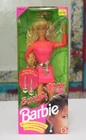 Vintage 1992 Mattel Barbie Earring Magic Doll Blonde Pink #7014 *NOB
