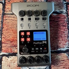 Zoom PodTrak P4 Portable Podcast Digital Recorder w/ Case