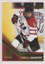 2022 Upper Deck Team Canada Juniors Electric Yellow 53/149 Rebecca Johnston z6b