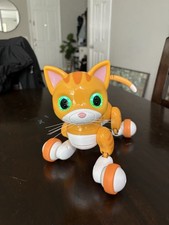 Zoomer Gatito Naranja Gato Tabby Robot Juguete - Probado Funcionando Solo Gato