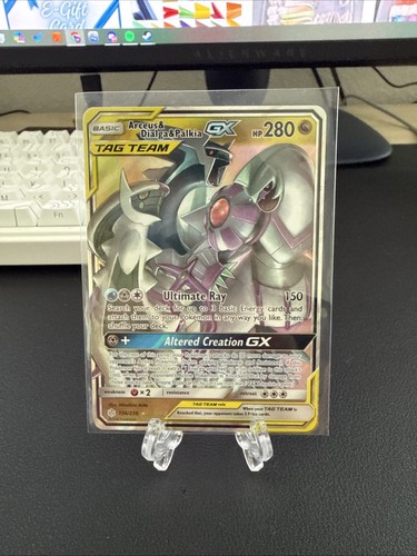 Arceus & Dialga & Palkia GX 156/236 Sm-Cosmic Eclipse Holo LP