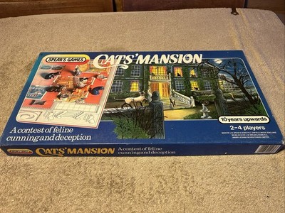 Spears Cats Mansion selten Vintage Brettspiel 1984 komplett 2-4 Spieler