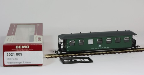 Bemo 3021809 Schmalspur-Personenwagen 2. Kl., SDG / DR Ep. V H0e, Neuw.! OVP! | Condition: Gebraucht
