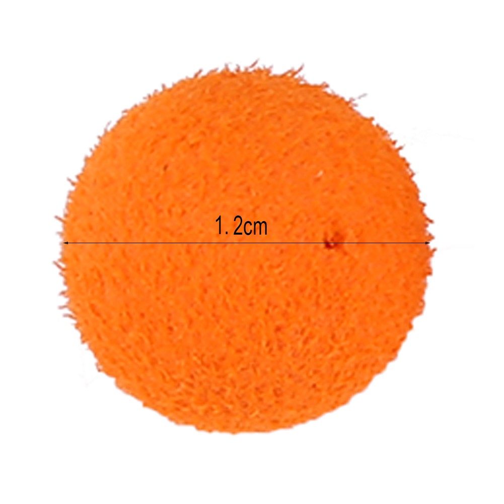 30Pcs/Lot Carp Fishing Foam Pop Up Soft Pellets Baits Floating Lure (Orange