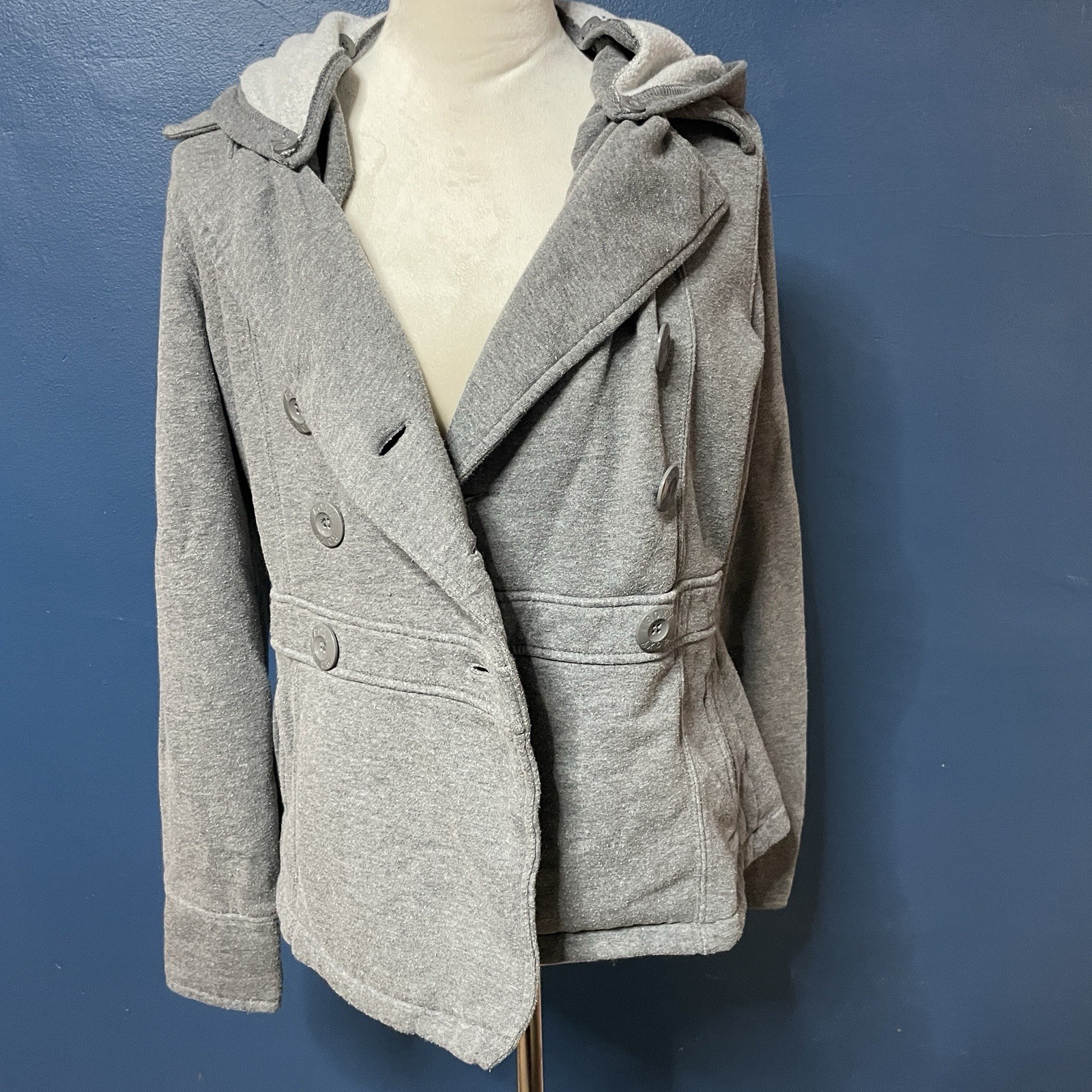 ROXY Lightweight Button Hooded Coats Jackets Wome… - image 8