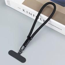 Adjustable Universal Braided Short Mobile Phone Lanyard Strap Hanging Chain Ring