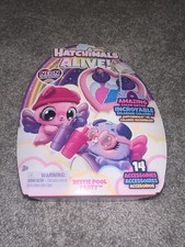 Hatchimals Alive Neon Rainbow-Bestie Pool Party-14 Accessories Ages 3 NEW