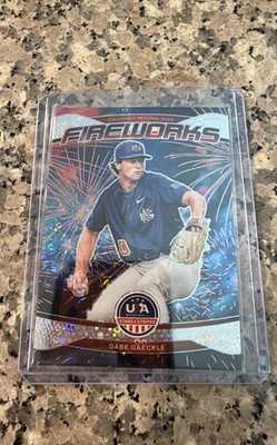 2026 Panini Stars & Stripes Prizm - Fireworks Disco Gabe Gaeckle #4 (RC)