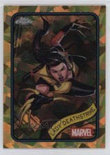 2025 Chrome Marvel Comics Sapphire Edition Gold 27/50 Lady Deathstrike #64 1rq4