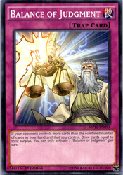 Balance of Judgment MP16-EN094 Common 1st Edition Yu-Gi-Oh