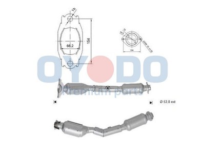 Oyodo Katalysator 10N0126-OYO für NISSAN QASHQAI 1 J10 NJ10