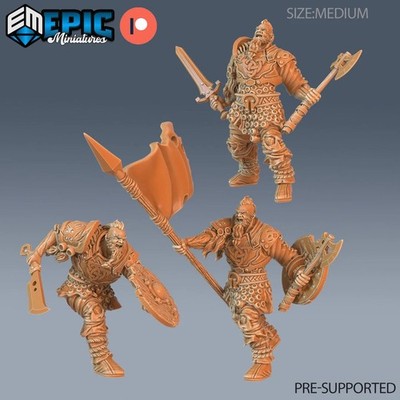 Wikinger Berserker Miniatur 28-32mm Fantasy Krieger D&D RPG