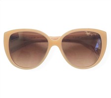 Tiffany Sunglasses TF 4082 8150/3B Creamy Light Brown Beige Gold Logo No Case