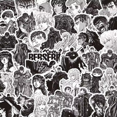 80 Stück Berserker Anime Aufkleber Guts Griffith Casca Puck Isidro Serpico Manga Zum Selbermachen 