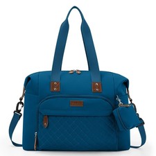 Tuwubi Diaper Bag Tote Baby with Pacifier Case Large Travel Tote Caddy for Mom