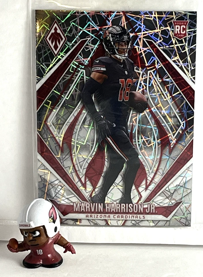 Boneco Marvin Harrison NFL Teenymates 1" com Phoenix LAZER PRIZM RC. CARDINALS WR - Imagem 2 de 4