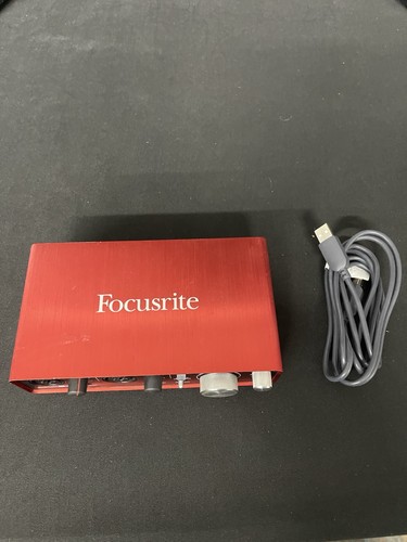 Focusrite Scarlett 2i2 USB Audio Interface w/ USB Cable Tested Works Gen 3*873