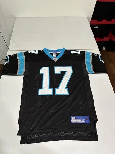 Seller's photo on eBay: Reebok Carolina Panthers Jersey Medium Black Jake Delhomme NFL Football Vintage