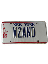 New York Statue of Liberty Amateur Ham Radio License Plate (W2AND)