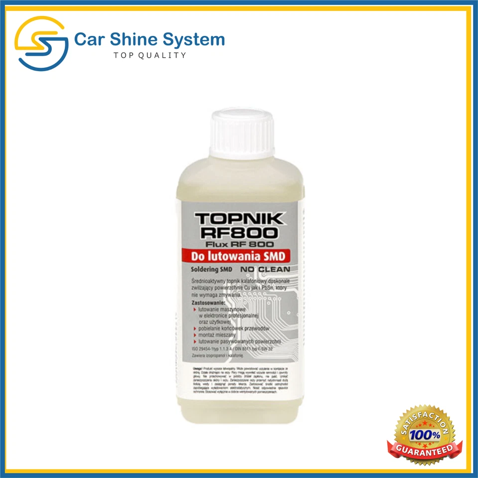 TERMOPASTY 100ml LIQUID FLUX SMD/RMA REWORK, REFLOW, REBALL, CHIP LIFT NO CLEAN RF800