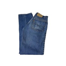 Vintage 80  s Levi  s 517 Orange Tab Denim Jeans Size 28/32 Made In USA Distressed