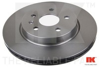 2X Bremsscheibe NK 203670 2 Bremsscheiben Hinterachse Hinten