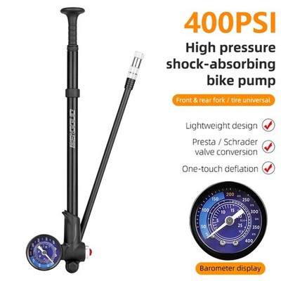 Hochdruck Dämpferpumpe Stoßdämpfer Pumpe Fahrrad Kompakt Federgabel 400 PSI Neu