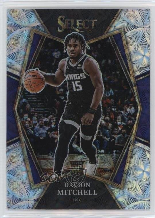 2021-22 Panini Select Premier Level Scope Prizm Davion Mitchell #118 0sm9