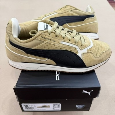 Puma Softride ST Miler Porsche Legacy Turbo shoes, Tan/Black,  Mens US 8.5, NEW
