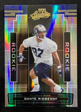 DANTE RIDGEWAY 2005 Playoff Absolute Memorabilia #184 Rookie Card RC #232/999. rookie card picture