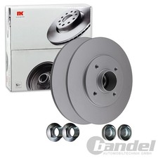 2X NK BREMSSCHEIBEN 238mm VOLL HINTEN PASSEND FÜR RENAULT CLIO MEGANE | 313944