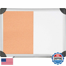 Lorell Combo Board Dry-Erase/Cork 24X36 Llr19291