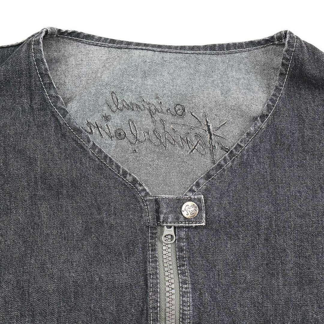 TENDERLOIN DENIM MA-1 ZIP UP BLOUSON BLACK XL Used MESC-0 | eBay TENDERLOIN DENIM MA-1 ZIP UP BLOUSON BLACK XL Used MESC-0 | eBay