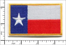 22 Pcs Embroidered Iron on patches TEXAS STATE FLAG 8.3x5cm AP051tX2