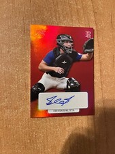 2022 Leaf Perfect Game Showcase - Steven Spalitta - Red Just Minors Auto #d 6/6
