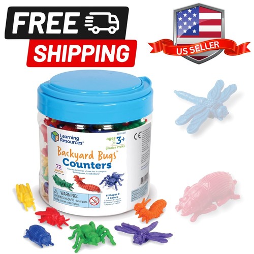 Educational Bugs Counters Set Kids Sorting Counting Toys Ages 3+