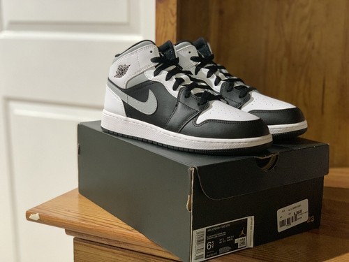 Jordan 1 Mid White Shadow (GS) - 554725 