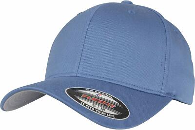 ORIGINAL FLEXFIT WOOLY COMBED BASECAP CAP BASEBALL graue Unterseite S M L XL XXL