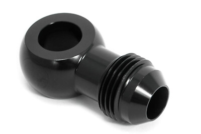 Ringstück M12 (12,5mm) Dash 8 / -8 AN / JIC 8 Ringöse Schwarz eloxiert