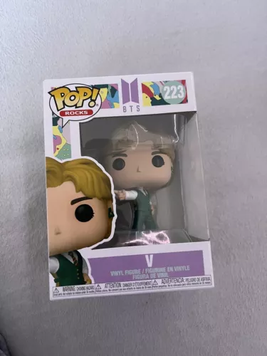BTS - FUNKO POP DYNAMITE - V (TAEHYUNG) Vinly Figure OFFICIAL - NEW