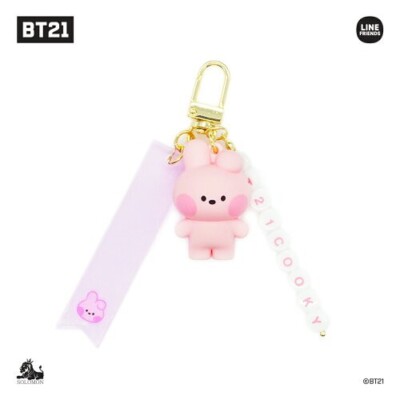 BTS BT21 Minini Official Authentic Cooky Figure Keychain with