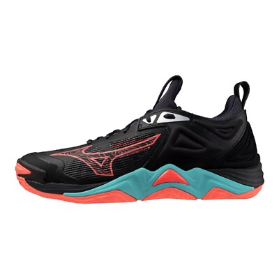 MIZUNO Wave Momentum 3 V1GA2312 06 Black Orange Blue Width 2.5E